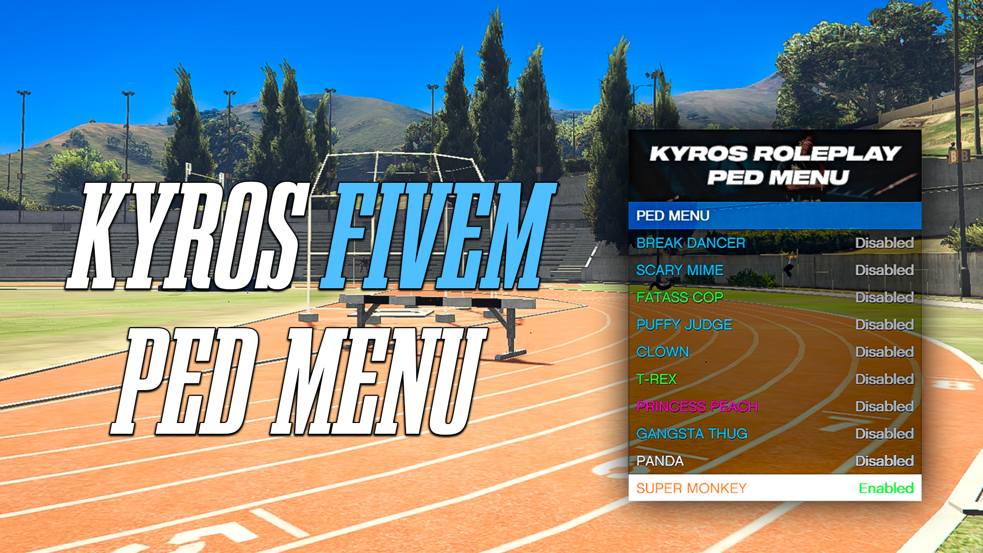 Ped Menu
