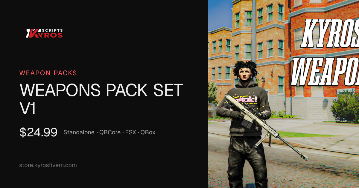 WEAPONS PACK SET V1 | Kyros
